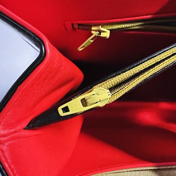 Vintage 1960s Koret Structured Leather Bag Minimalist Collectible Mint Condition - Picture 13 of 16